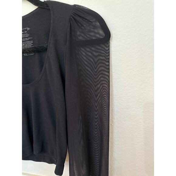 Free People Intimately Yours Top, XS/Small, Black - Picture 3 of 7